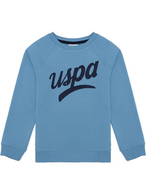 U.S. Polo Assn. Erkek Çocuk Mavi Sweatshirt 50253387-VR036