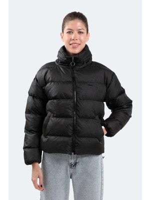 Slazenger Baıley I Kadın Mont & Kaban Siyah