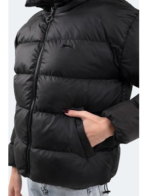 Slazenger Baıley I Kadın Mont & Kaban Siyah