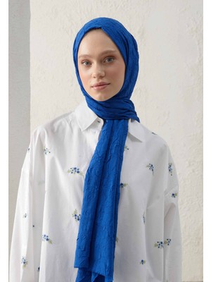 Fresh Scarfs Bambu Şal Saks Mavisi