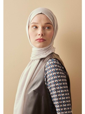 Fresh Scarfs Pamuk Crash Şal Fildişi