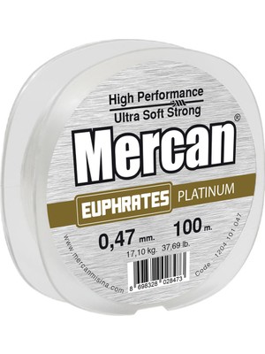 Mercan Platinum 100 M. 1x1 Beyaz Makara Misina
