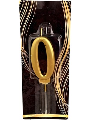Çıtı Pıtı Store 0 Yaş Gold Rakam Mum