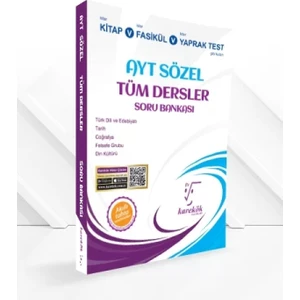 AYT Tüm Dersler Soru Bankası (Sözel)