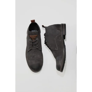 Bueno Shoes Gri Koyu Süet Erkek Bot
