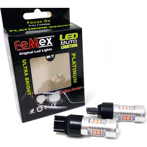 Platinum T20-7440 / 7443 Dipsiz Tek/Çift Duy Led Ampul Kırmızı Mercekli-3030 Chip 21Smd Ultra Parlak
