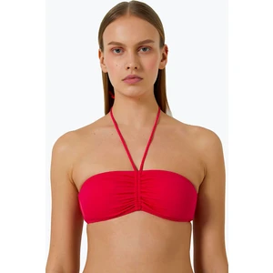 63541 Kırmızı Straplez Bikini Üstü