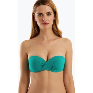 63549 Nil Yeşili Straplez Bikini Üstü