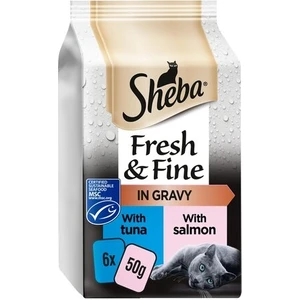Fresh & Fine Balık Soslu Yaş Mama 6 x 50 gr = 300 gr