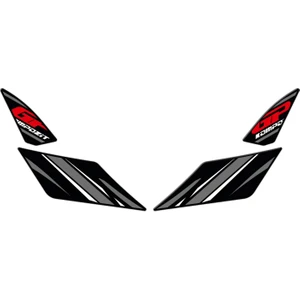 GP Kompozit Honda PCX 125 2021-2024 Uyumlu Artçı Ayak Pad Gri