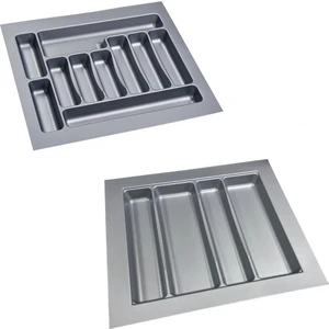 Çekmece Içi Kaşıklık ve Kepçelik 2 Li Set 55 x 49 cm Gri