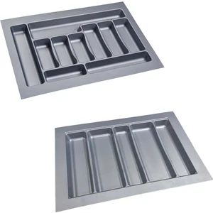 Çekmece Içi Kaşıklık ve Kepçelik 2 Li Set 67 x 49 cm Gri
