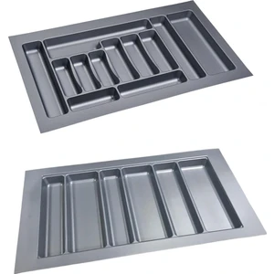 Çekmece Içi Kaşıklık ve Kepçelik 2 Li Set 85 x 49 cm Gri