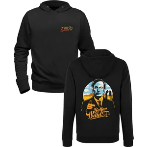 Alfa Tshirt Better Call Saul Ön Arka Siyah Sweatshirt