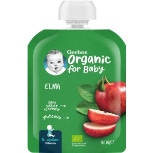 Organic Elma Püre 90 Gr