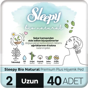 Bio Natural Premium Plus Hijyenik Ped Uzun 40 Adet Ped