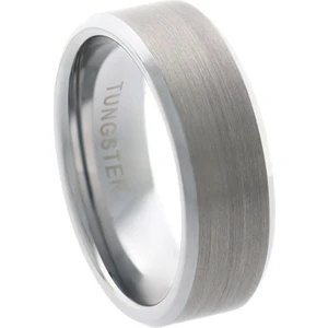 Erkek Tungsten Gümüş Renk Yüzük