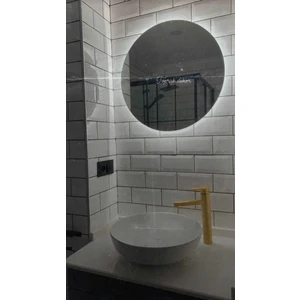 Toprak Dekor 90 Cm Günışığı Ledli Banyo Aynası Ledli Ayna Tuvalet Aynası