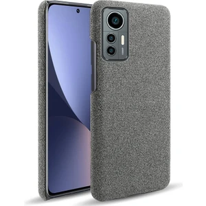 Lr Joyful  12 Lite İçin Kumaş Telefon Kılıfı - Gri (Yurt Dışından)