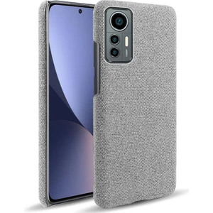 Lr Joyful  12 Lite İçin Kumaş Telefon Kılıfı - Açık Gri (Yurt Dışından)