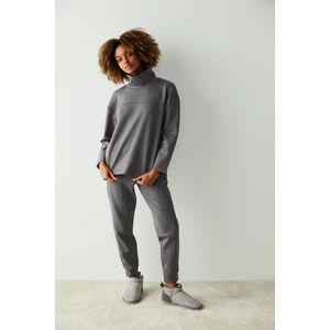 Antrasit Cep Detaylı Jogger Pantolon