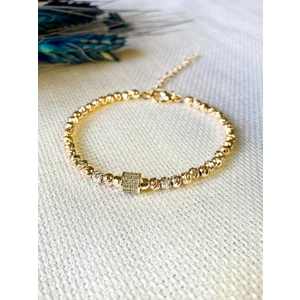 Kararmaz, Ayarlanabilir Dorika Modeli, Taş Detaylı ve Işıltılı Yüksek Kalite Bileklik