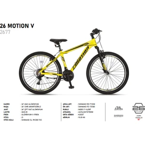 Ümit Bisiklet 32677 26-Motion-16-V-21 Jant Bisiklet