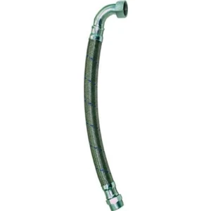 Cruwa-1'' Dirsekli Tip (Paslanmaz Çelik) Flex Hortum 70 cm (Dirsekrekor & Nipel)