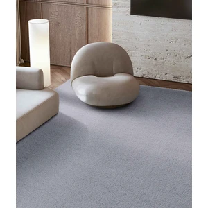 Maze Plain Gri Kaymaz Taban Peluş Halı 19876