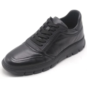 L4502 Erkek Siyah Deri Ayakkabı