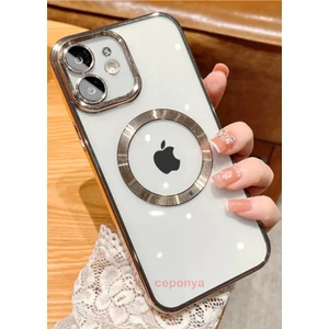 Iphone 11 Kılıf Köşeleri Renkli Şeffaf Kamera Korumalı Silikon Luxury Kapak