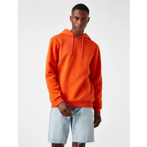 Basic Kapşonlu Sweatshirt