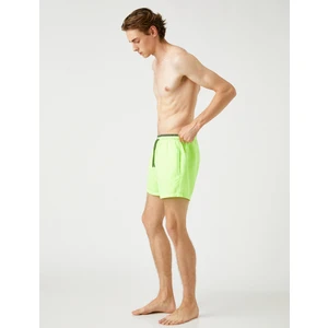 Basic Deniz Şortu Beli Bağcıklı