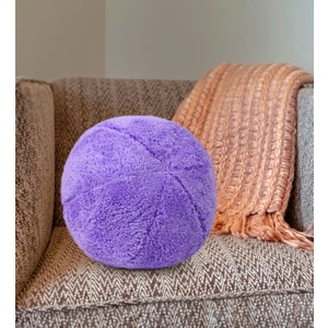 Dekoratif Peluş Top Kırlent Yastık