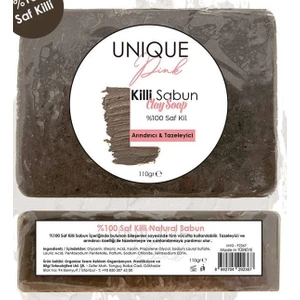 Unique Pink El Yapımı 100 Saf Killi Sabun 110gr
