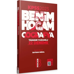 Benim Hocam Yayınları KPSS 2023 Coğrafya Tamamı Çözümlü 22 Deneme