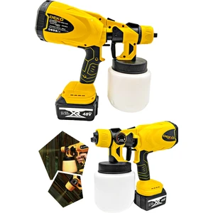 48V 10AH Yüksek Basınçlı Boya Ilaç Dezenfektan Püskürtme Makinesi Şarjlı Akülü Sprey Boya Tabancası