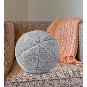 Dekoratif Peluş Top Kırlent Yastık 