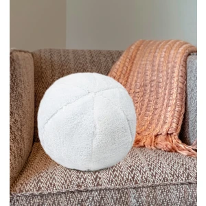 Dekoratif Peluş Top Kırlent Yastık 