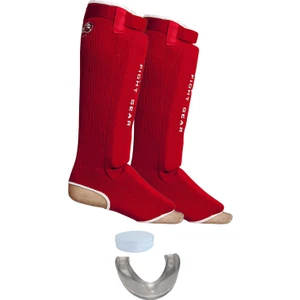 Elastik Kaval Koruyucu Kick Boks Muay Thai Kaval Koruyucu ve Dişlik 2’li Set