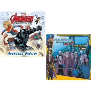Marvel Avengers + Guardians Of The Galaxy 2 Kitap Set