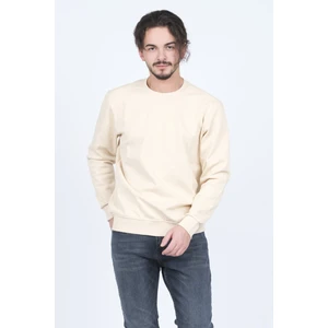 Erkek Bisiklet Yaka Sweatshirt 62422106 Bej