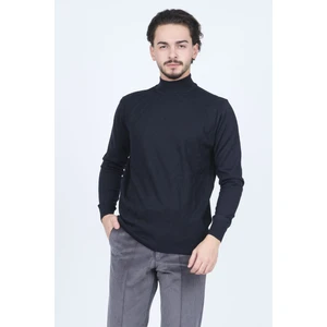 Erkek Yarım Balıkçı Triko Yün Kazak 4533090 Koyu Lacivert