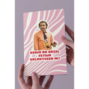 Burhan Altıntop  Feysim Gülmeyecek Mi ? A5 Çizgisiz Defter (50 Sayfa)
