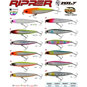 Ripper 9 cm Maket Balık 25 gr Sinking