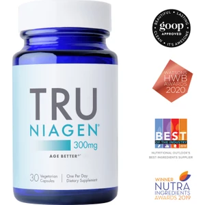 Tru Niagen 300 mg 30 Tablet Nobel Ödüllü Anti-Aging Takviye