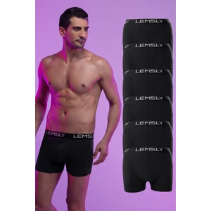 Likralı Siyah 6'lı Kutu Premium Kalite Iç Çamaşırı Exclusive Paket