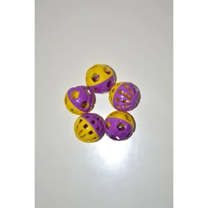 Greenpet 5 Adet Desenli Zilli Kedi Topu