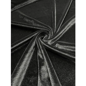 Kumaş Sever Siyah İthal Kadife Kumaş Çift En Metrelik