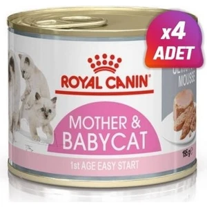 Royal Canin 4 Adet Mother & Babycat Konserve Yavru Kedi Maması 195 gr